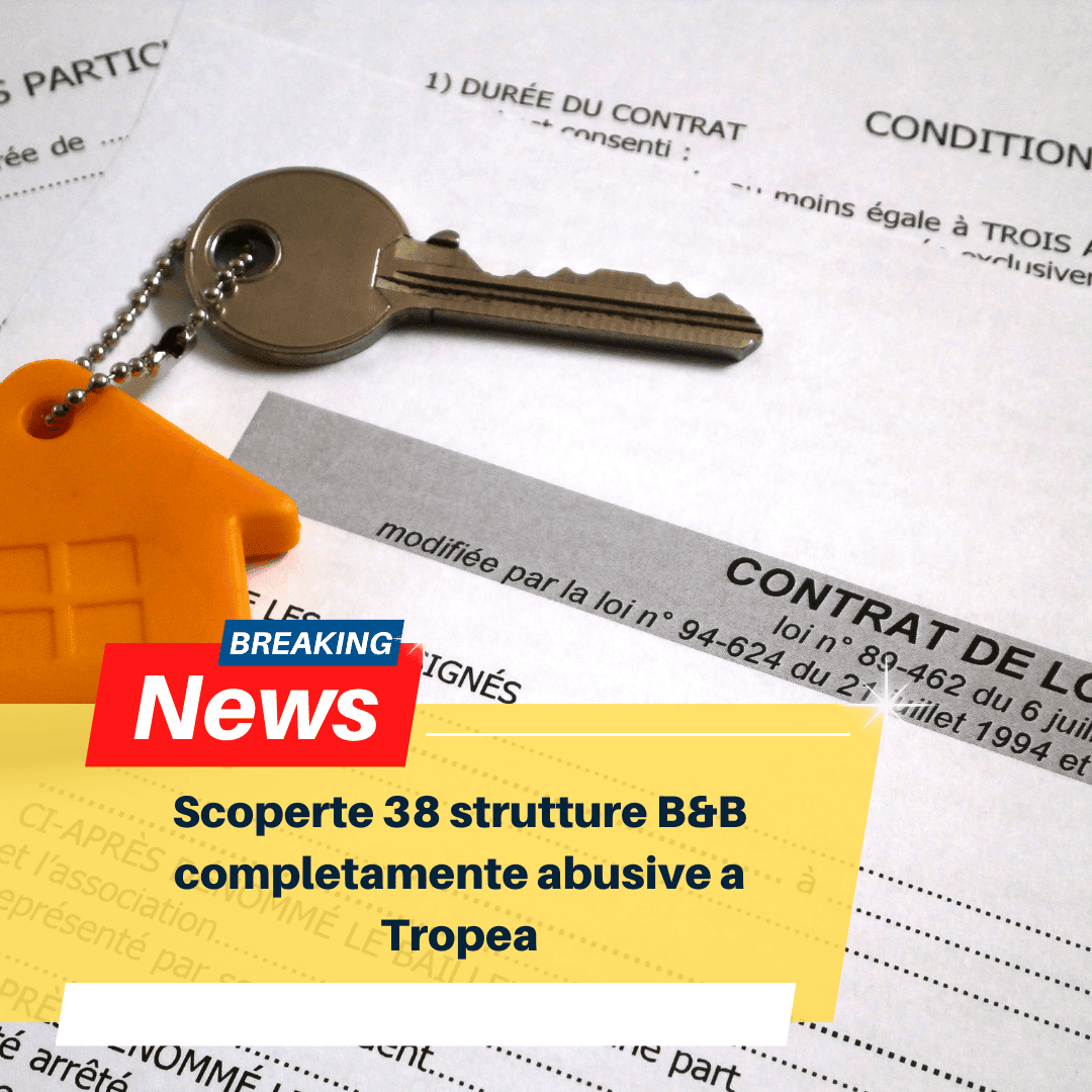 Scoperte a Tropea 38 strutture B&B completamente abusive