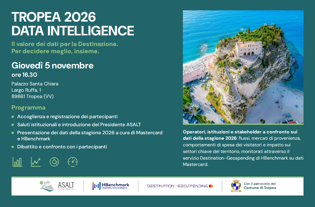 Locandina di Tropea 2026 | Data Intelligence
